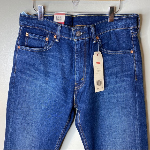 LEVIS 505 Stretch Straight Leg Jean 33x30 NWT - Picture 2 of 8